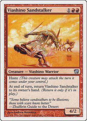 Viashino Sandstalker card from 9th Edition