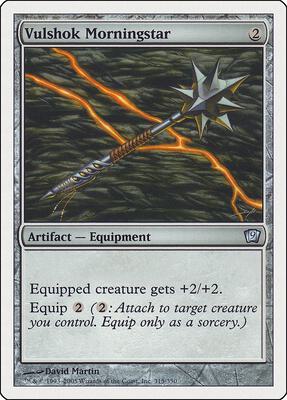 Vulshok Morningstar card from 9th Edition