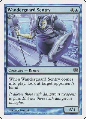 Wanderguard Sentry card from 9th Edition