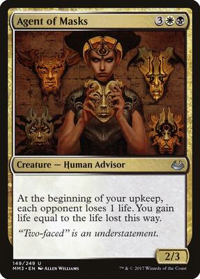 Agent of Masks card from Modern Masters 2017
