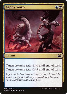 Agony Warp card from Modern Masters 2017