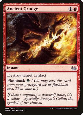 Ancient Grudge card from Modern Masters 2017