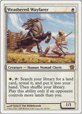 Weathered Wayfarer card from 9th Edition
