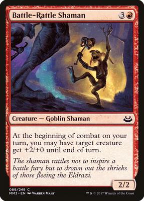 Battle-Rattle Shaman card from Modern Masters 2017