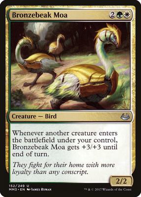 Bronzebeak Moa card from Modern Masters 2017