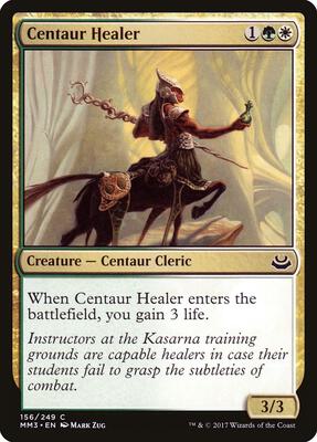 Centaur Healer card from Modern Masters 2017