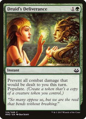 Druid's Deliverance card from Modern Masters 2017