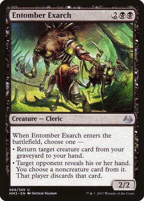 Entomber Exarch card from Modern Masters 2017