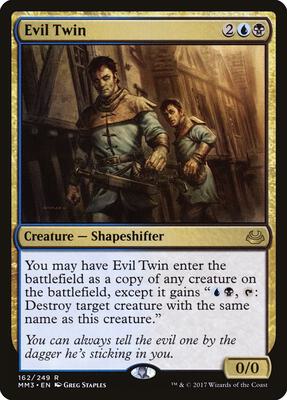 Evil Twin card from Modern Masters 2017