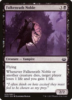 Falkenrath Noble card from Modern Masters 2017