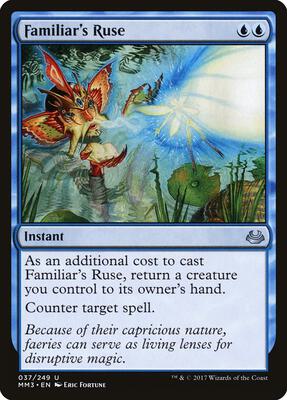Familiar's Ruse card from Modern Masters 2017