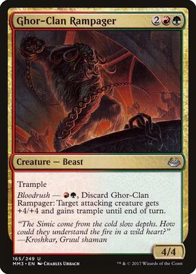 Ghor-Clan Rampager card from Modern Masters 2017