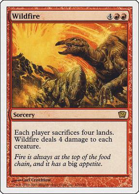 Wildfire card from 9th Edition
