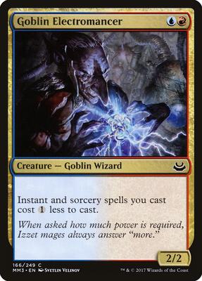 Goblin Electromancer card from Modern Masters 2017