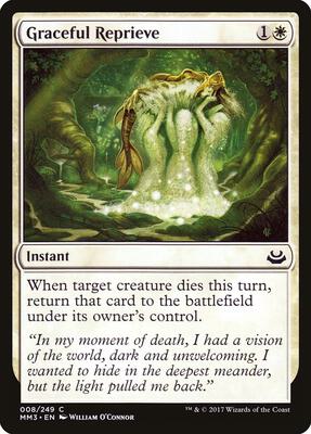 Graceful Reprieve card from Modern Masters 2017