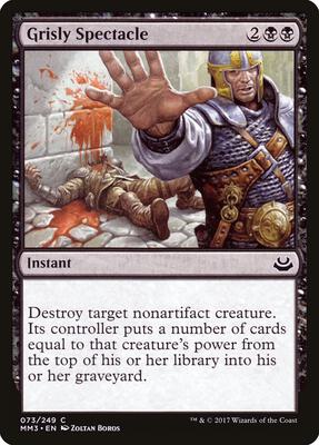 Grisly Spectacle card from Modern Masters 2017