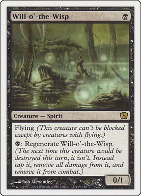 Will-o'-the-Wisp card from 9th Edition