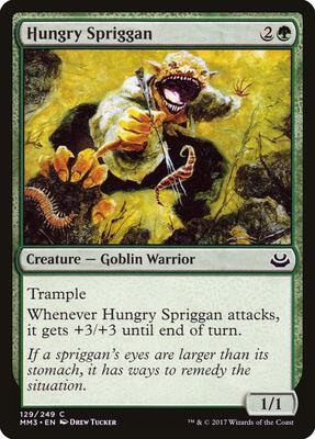 Hungry Spriggan card from Modern Masters 2017