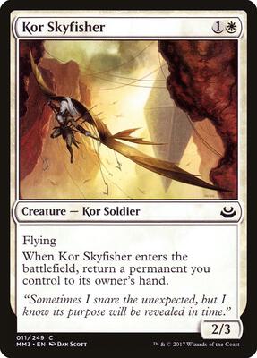 Kor Skyfisher card from Modern Masters 2017