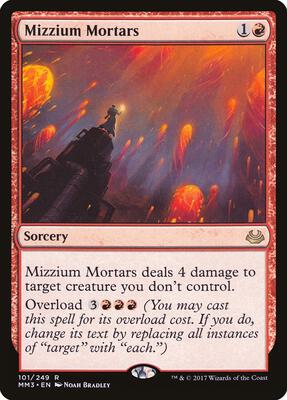 Mizzium Mortars card from Modern Masters 2017