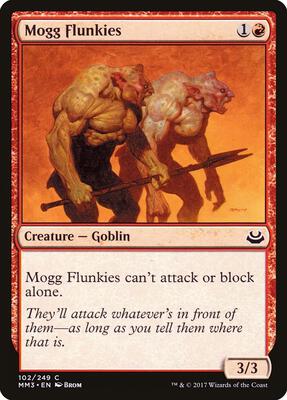 Mogg Flunkies card from Modern Masters 2017