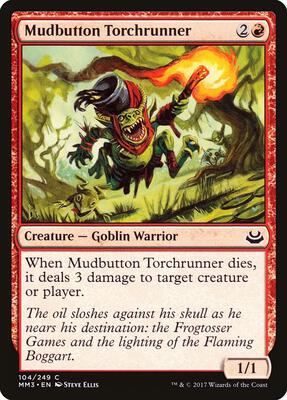 Mudbutton Torchrunner card from Modern Masters 2017