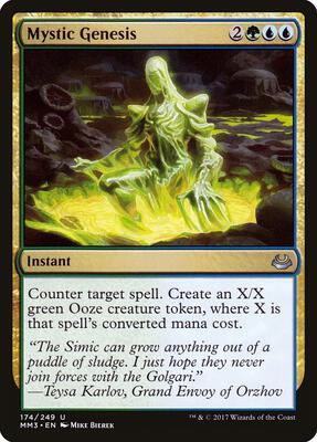 Mystic Genesis card from Modern Masters 2017