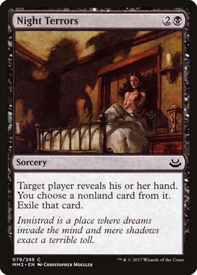 Night Terrors card from Modern Masters 2017
