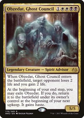 Obzedat, Ghost Council card from Modern Masters 2017