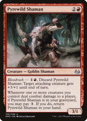 Pyrewild Shaman card from Modern Masters 2017