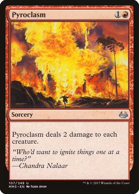 Pyroclasm card from Modern Masters 2017