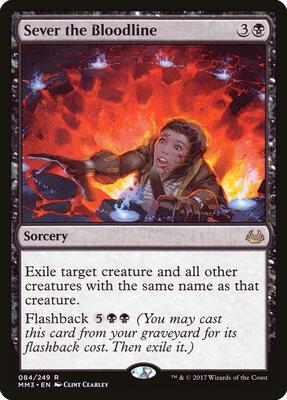 Sever the Bloodline card from Modern Masters 2017