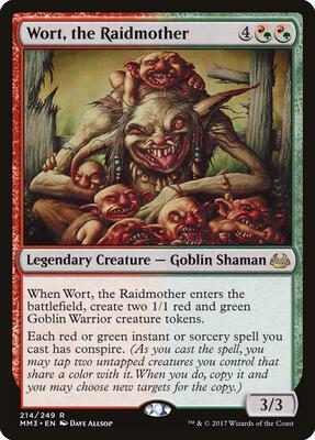 Wort, the Raidmother card from Modern Masters 2017