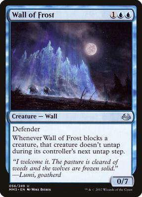 Wall of Frost card from Modern Masters 2017