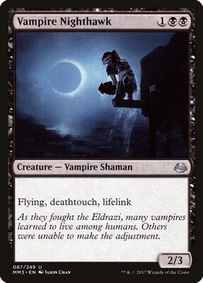 Vampire Nighthawk card from Modern Masters 2017