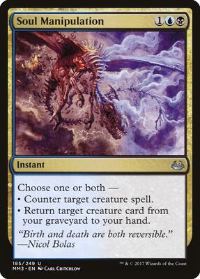 Soul Manipulation card from Modern Masters 2017