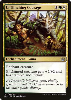Unflinching Courage card from Modern Masters 2017