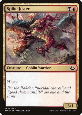 Spike Jester card from Modern Masters 2017