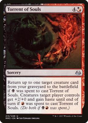 Torrent of Souls card from Modern Masters 2017