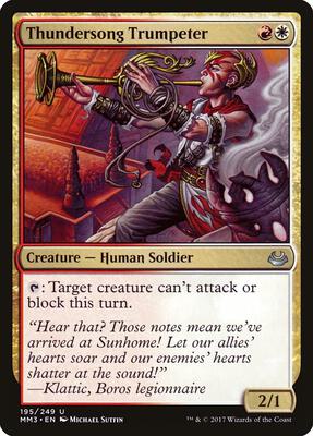 Thundersong Trumpeter card from Modern Masters 2017