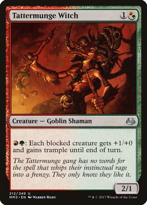 Tattermunge Witch card from Modern Masters 2017