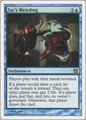 Zur's Weirding card from 9th Edition