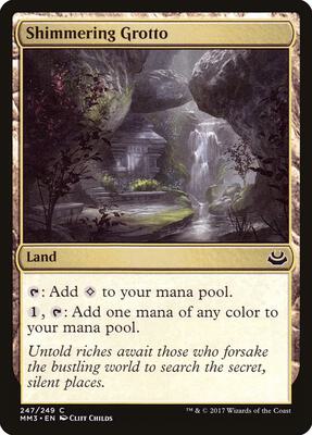 Shimmering Grotto card from Modern Masters 2017