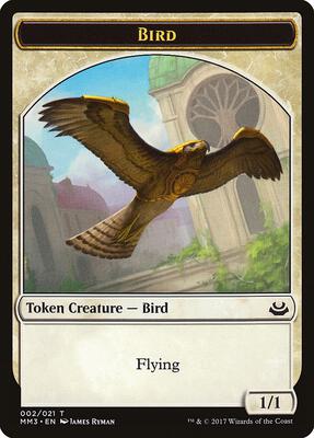 Bird Token card from Modern Masters 2017