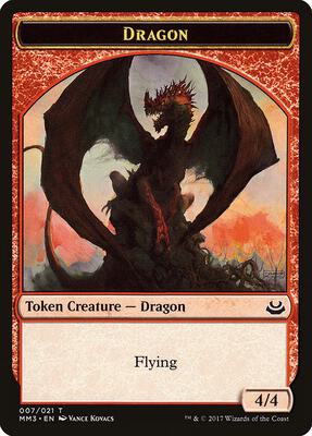 Dragon Token card from Modern Masters 2017