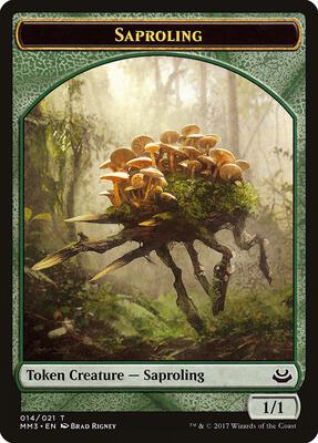 Saproling Token card from Modern Masters 2017