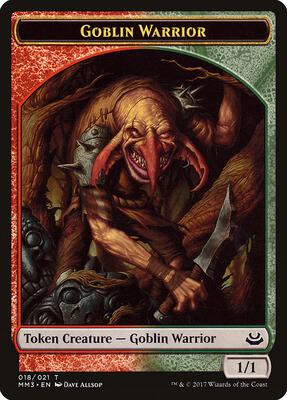 Goblin Warrior Token card from Modern Masters 2017