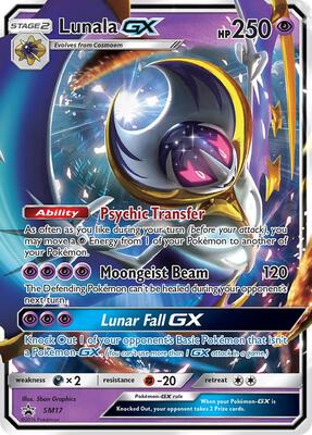 Lunala GX - SM17 card from SM Promos
