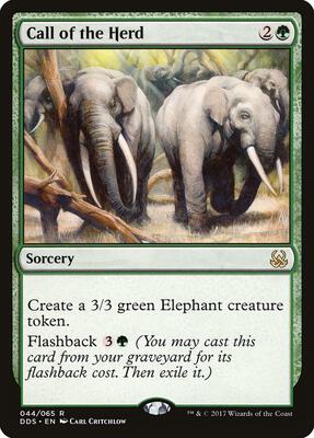 Call of the Herd card from Duel Decks: Mind vs. Might