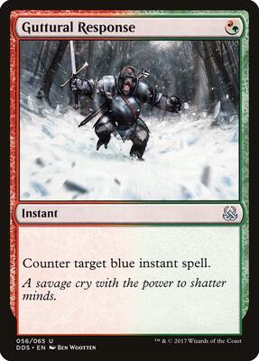 Guttural Response card from Duel Decks: Mind vs. Might